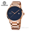 Relógio OCHSTIN 2025 Top Luxury Relógio de Pulso Mecânico Automático Masculino Reloj Hombre Fashion Rose Gold Full Inoxidável Relógios